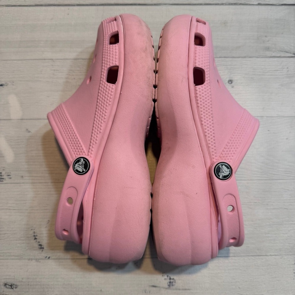 Crocs Classic Platform clog pink women's size 8 - Picture 10 of 12